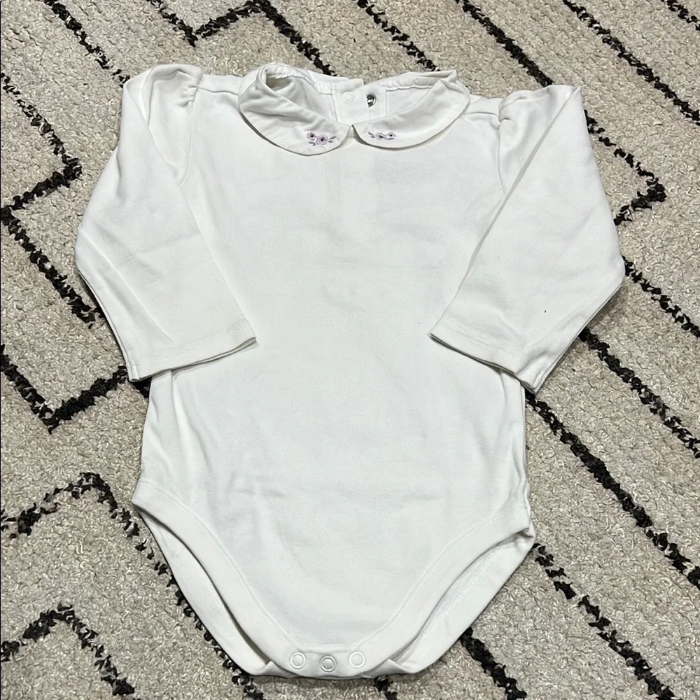 Janie & Jack Peter Pan collared onesie